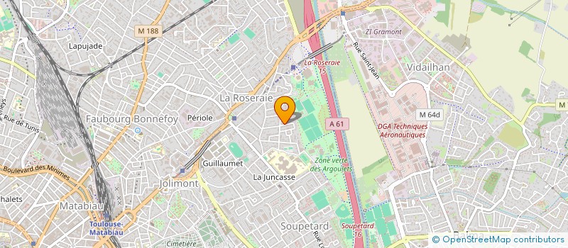 localisation de l'entreprise MONSIEUR BERTRAND CESAR à TOULOUSE