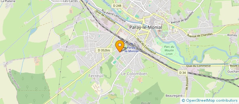 localisation de l'entreprise MONSIEUR BERTRAND CHAMBOUNAUD  PARAY-LE-MONIAL