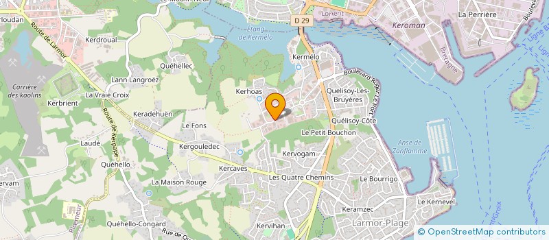 localisation de l'entreprise MONSIEUR BERTRAND CHAMPAGNE à LARMOR-PLAGE