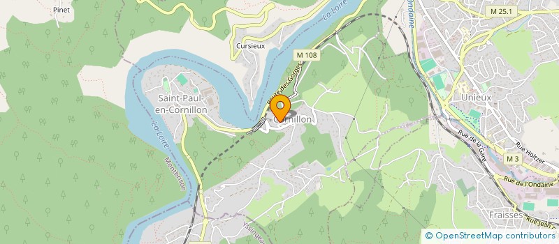 localisation de l'entreprise MONSIEUR BERTRAND CHARBONNIER  SAINT-PAUL-EN-CORNILLON