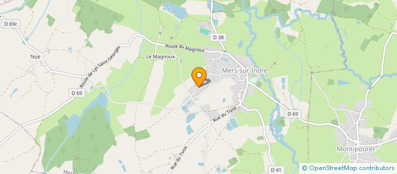 localisation de l'entreprise MONSIEUR BERTRAND CHARBONNIER à MERS-SUR-INDRE