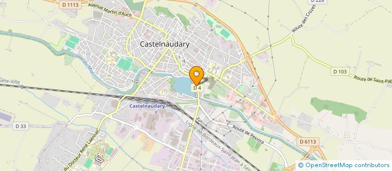 localisation de l'entreprise MONSIEUR BERTRAND CHASSAGNAC  CASTELNAUDARY