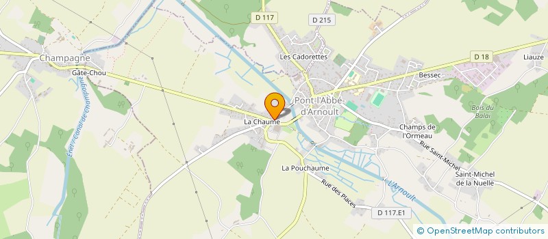 localisation de l'entreprise MONSIEUR BERTRAND CHATELAIN à PONT-L'ABBE-D'ARNOULT