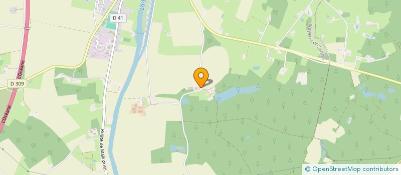 localisation de l'entreprise MONSIEUR BERTRAND CHAUMIER  NOYEN-SUR-SARTHE