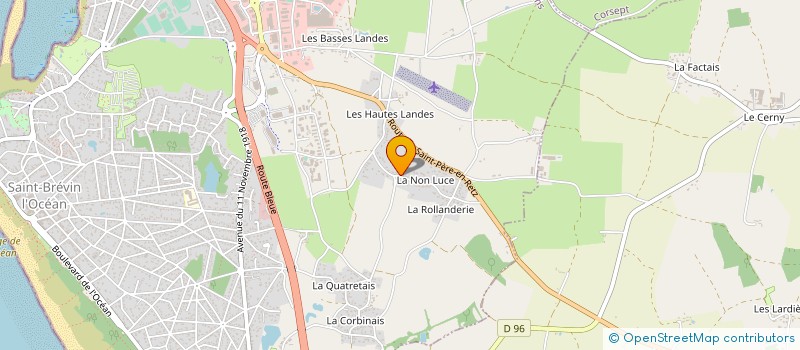 localisation de l'entreprise MONSIEUR BERTRAND CHEVAL à SAINT-BREVIN-LES-PINS