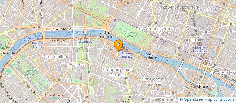 localisation de l'entreprise MONSIEUR BERTRAND CHRETIEN à PARIS