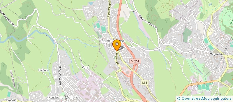 localisation de l'entreprise MONSIEUR BERTRAND CINIER  SAINT-GENEST-LERPT