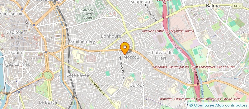localisation de l'entreprise MONSIEUR BERTRAND CLAROUS à TOULOUSE