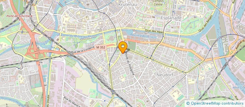 localisation de l'entreprise MONSIEUR BERTRAND CLAUDON à STRASBOURG