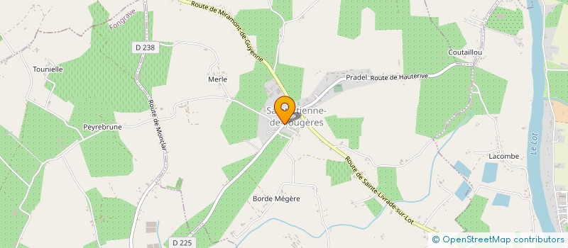 localisation de l'entreprise MONSIEUR BERTRAND CLAVERIE  CASTELMORON-SUR-LOT