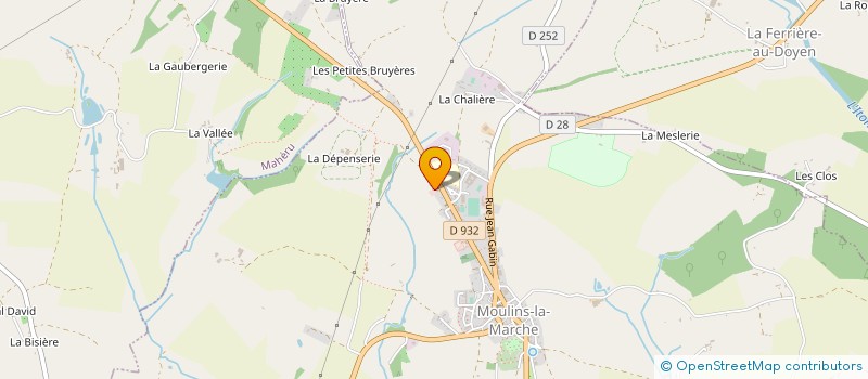 localisation de l'entreprise MONSIEUR BERTRAND CLECH à MOULINS-LA-MARCHE