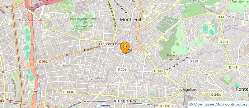localisation de l'entreprise MONSIEUR BERTRAND COLLIGNON à MONTREUIL