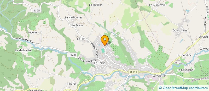 localisation de l'entreprise MONSIEUR BERTRAND COLOMB  MESSIMY