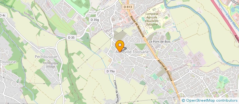 localisation de l'entreprise MONSIEUR BERTRAND COMET-BARTHE  AUZEVILLE-TOLOSANE