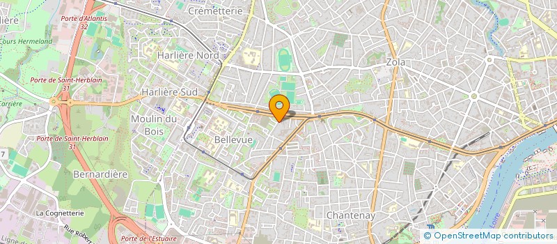 localisation de l'entreprise MONSIEUR BERTRAND COQUILLAUD à NANTES