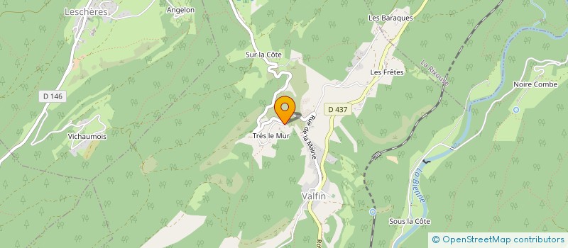 localisation de l'entreprise MONSIEUR BERTRAND CORBERON  SAINT-CLAUDE