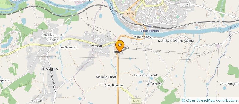 localisation de l'entreprise MONSIEUR BERTRAND CORNUT à SAINT-JUNIEN
