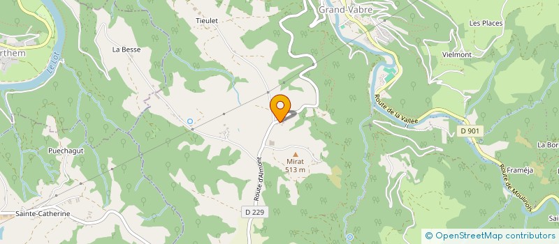 localisation de l'entreprise MONSIEUR BERTRAND COSTES  CONQUES-EN-ROUERGUE