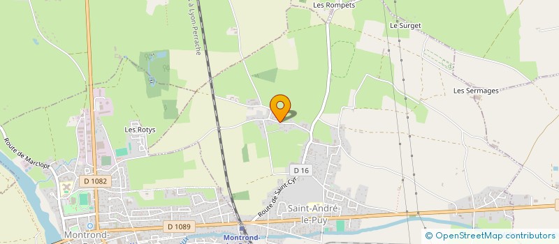 localisation de l'entreprise MONSIEUR BERTRAND CURY  SAINT-CYR-LES-VIGNES