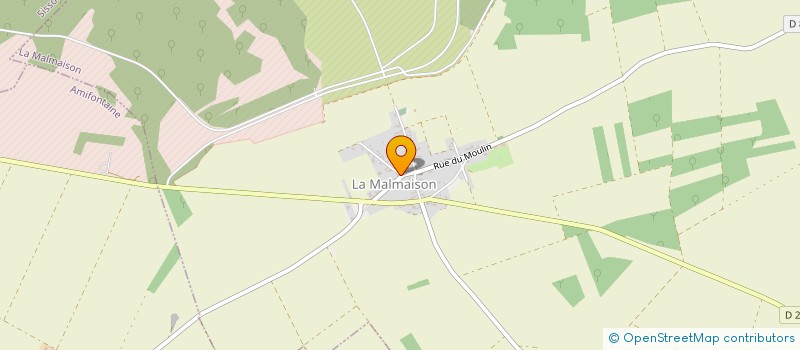 localisation de l'entreprise MONSIEUR BERTRAND D'ACHON  LA MALMAISON