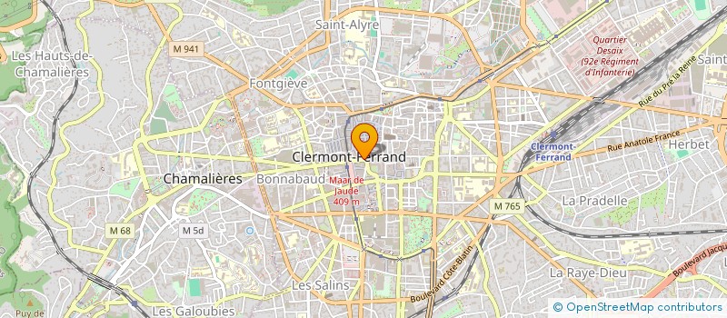 localisation de l'entreprise MONSIEUR BERTRAND D'ALTEROCHE à CLERMONT-FERRAND