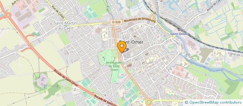 localisation de l'entreprise MONSIEUR BERTRAND DAMBRICOURT à SAINT-OMER