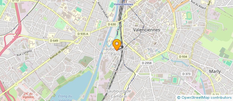 localisation de l'entreprise MONSIEUR BERTRAND DARMANIN à VALENCIENNES