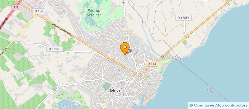 localisation de l'entreprise MONSIEUR BERTRAND DAULLE  MEZE