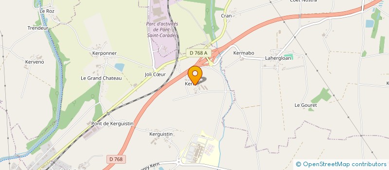 localisation de l'entreprise MONSIEUR BERTRAND DAVID  NOYAL-PONTIVY