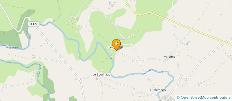 localisation de l'entreprise MONSIEUR BERTRAND DE LAITRE  THOLLET