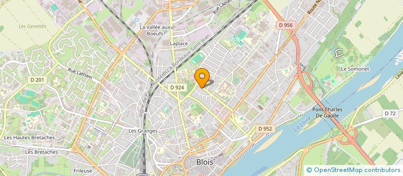 localisation de l'entreprise MONSIEUR BERTRAND DE LAPASSE  BLOIS