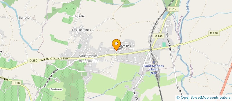 localisation de l'entreprise MONSIEUR BERTRAND DE LUZY DE PELISSAC  CIBOURE