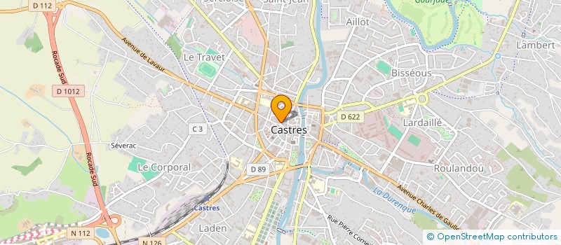 localisation de l'entreprise MONSIEUR BERTRAND DE MARTIN DE VIVIES  CASTRES