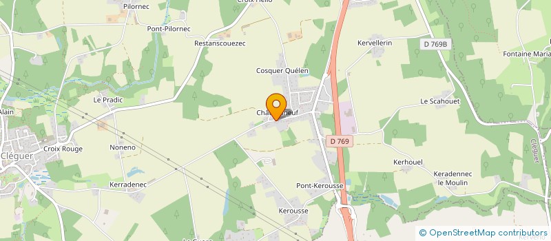 localisation de l'entreprise MONSIEUR BERTRAND DE MAUDUIT-DUPLESSIX  PONT-SCORFF