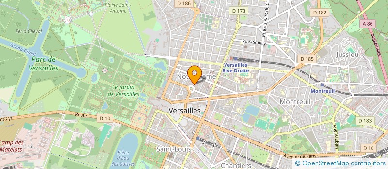 localisation de l'entreprise MONSIEUR BERTRAND DE VISMES à VERSAILLES