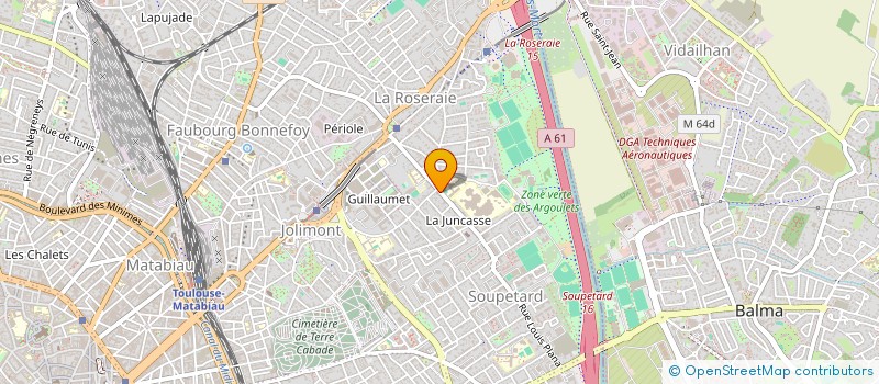 localisation de l'entreprise MONSIEUR BERTRAND DEBIOSSAC à TOULOUSE