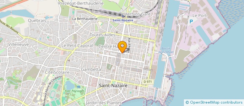 localisation de l'entreprise MONSIEUR BERTRAND DEFARGE  SAINT-NAZAIRE