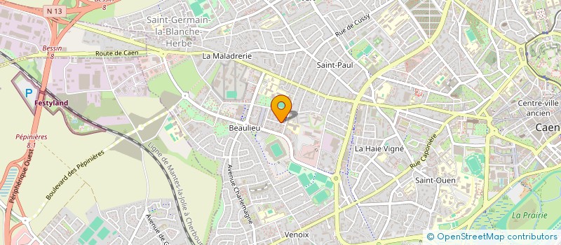 localisation de l'entreprise MONSIEUR BERTRAND DEGRE à CAEN