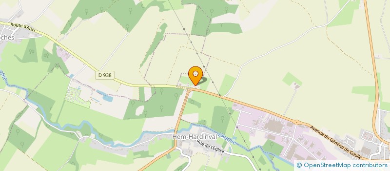 localisation de l'entreprise MONSIEUR BERTRAND DELAIRE  HEM-HARDINVAL