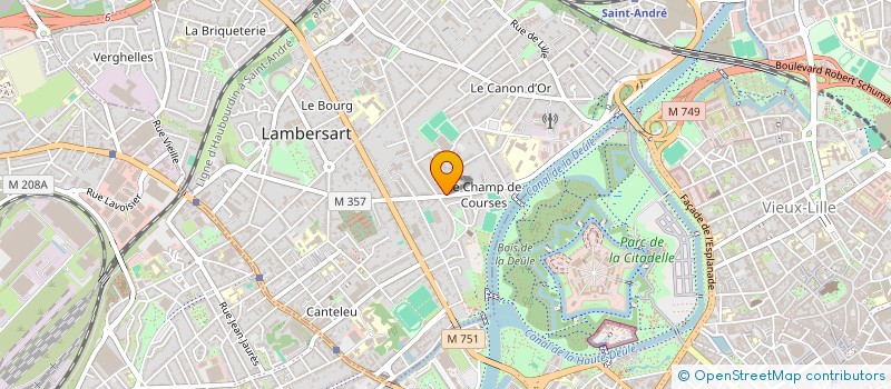 localisation de l'entreprise MONSIEUR BERTRAND DELAOUSTRE à LAMBERSART
