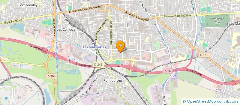 localisation de l'entreprise MONSIEUR BERTRAND DELCLOY  CALAIS