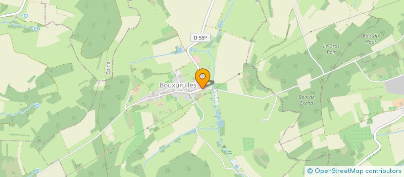 localisation de l'entreprise MONSIEUR BERTRAND DELECROIX  BOUXURULLES