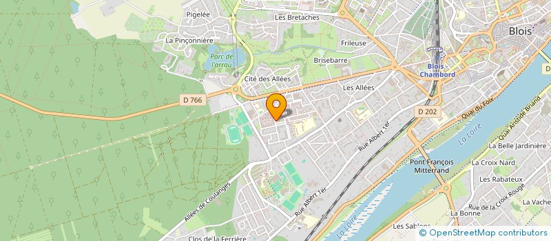 localisation de l'entreprise MONSIEUR BERTRAND DELEPLANCQUE à BLOIS