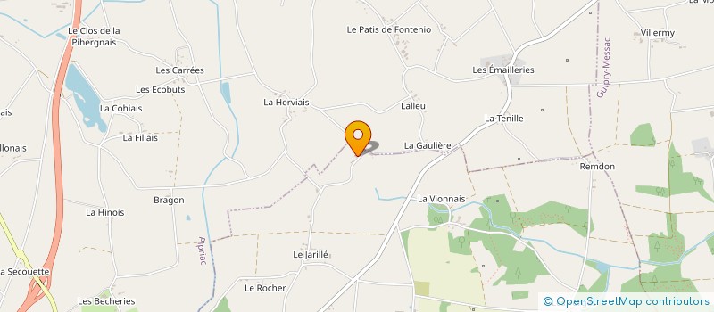 localisation de l'entreprise MONSIEUR BERTRAND DELOFFRE  SAINT-GANTON