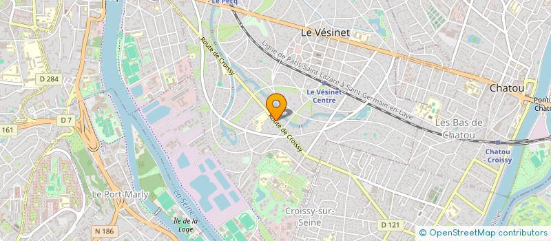 localisation de l'entreprise MONSIEUR BERTRAND DELOGE  LE VESINET