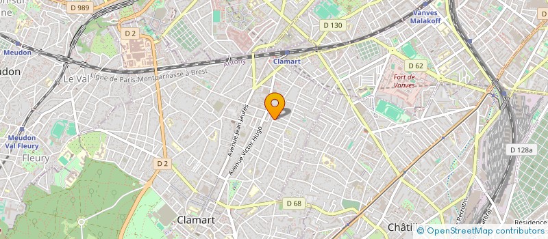 localisation de l'entreprise MONSIEUR BERTRAND DELORME à CLAMART