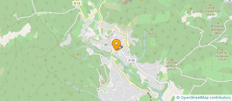 localisation de l'entreprise MONSIEUR BERTRAND DELSARTE  COTIGNAC