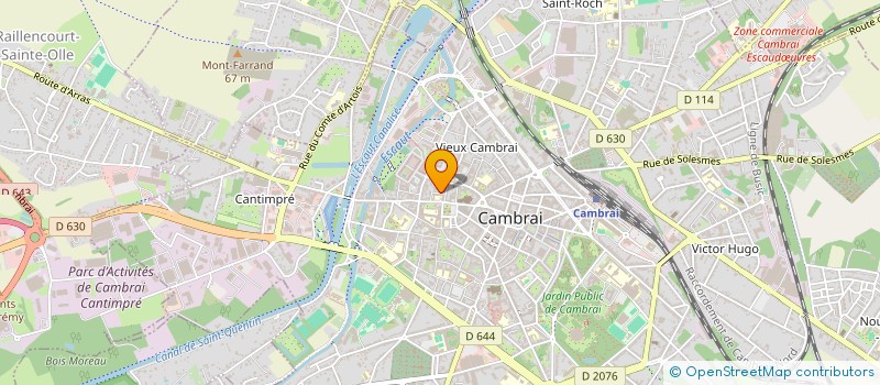 localisation de l'entreprise MONSIEUR BERTRAND DEMARCQ à CAMBRAI