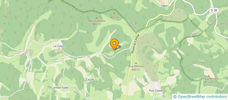 localisation de l'entreprise MONSIEUR BERTRAND DEMARET  GREALOU