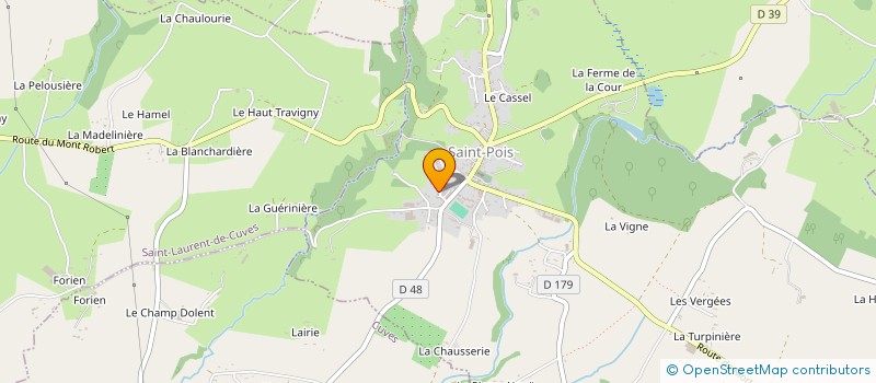 localisation de l'entreprise MONSIEUR BERTRAND DEMILLY  SAINT-POIS